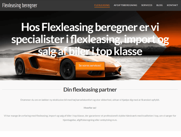 flexleasingberegner hjemmeside