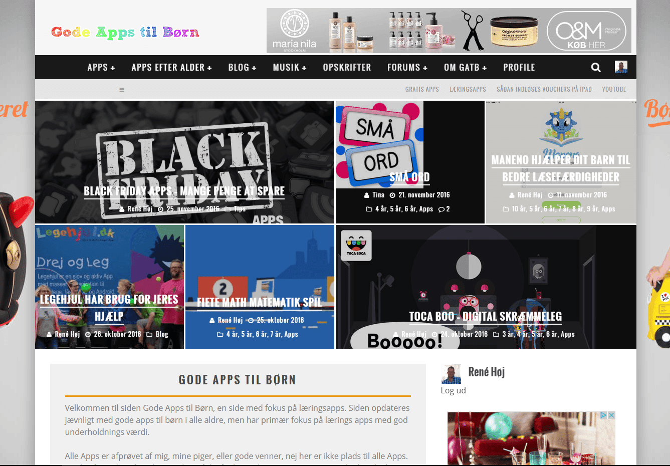 Blog på Gode Apps til Børn