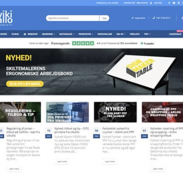 Webshop / hjemmeside til vikiallo